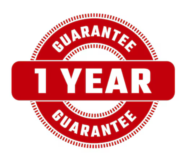 1 Year Guarantee